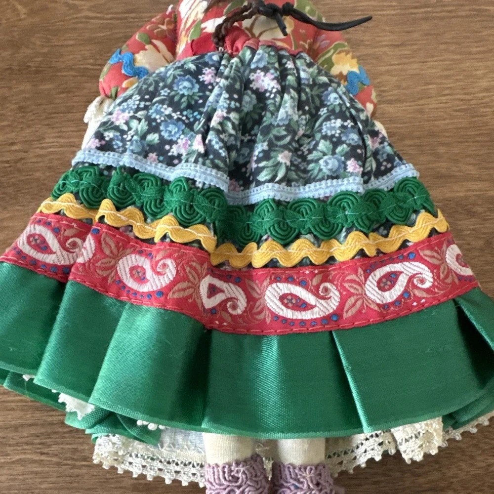 Vintage Russian Cloth Folk Art Doll  Tatiana